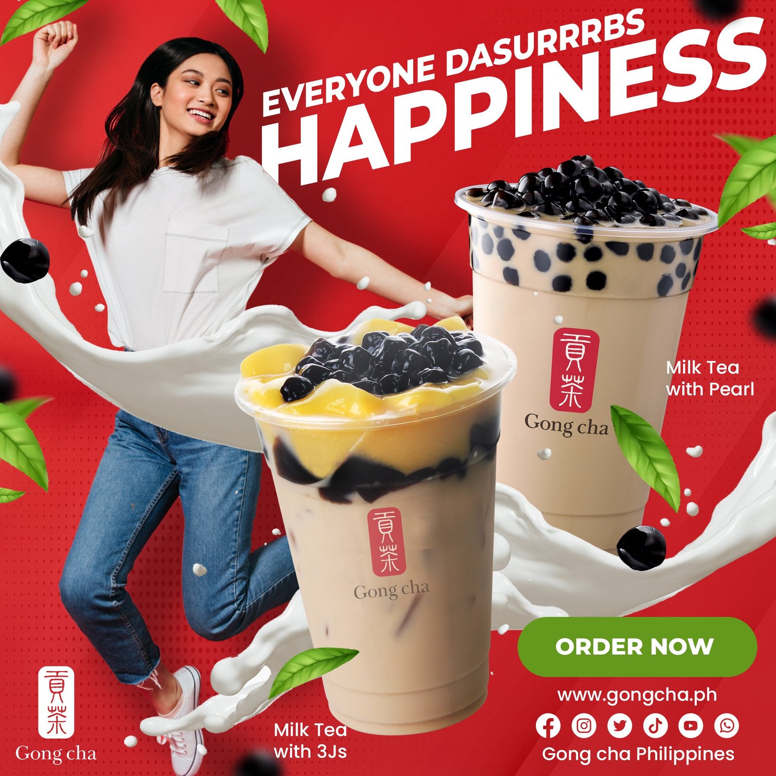 Gong Cha PH Social Campaign