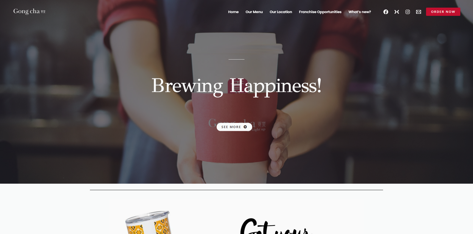 Gong Cha Philippines Portal